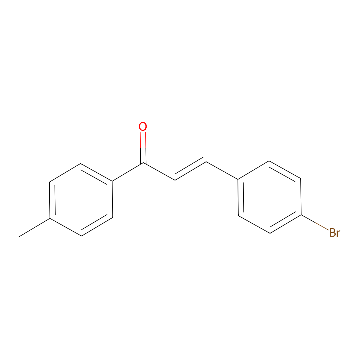 4-Bromo-4'-methylchalcone molecular structure, CAS 7020-14-6