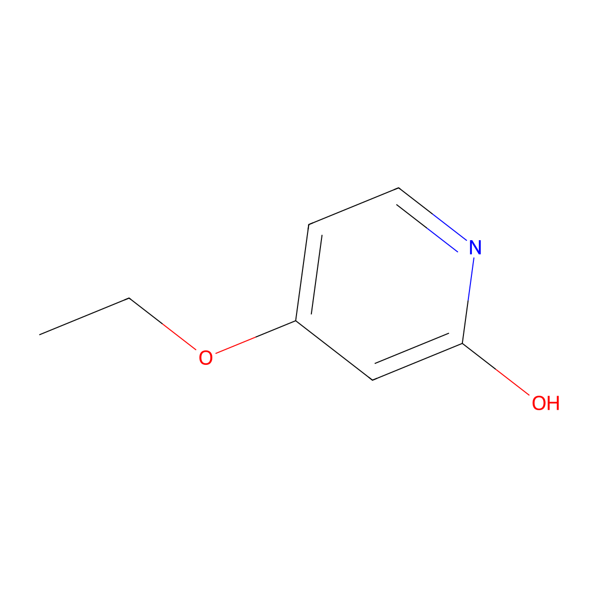 4-ethoxy-1H-pyridin-2-one molecular structure, CAS 7020-68-0