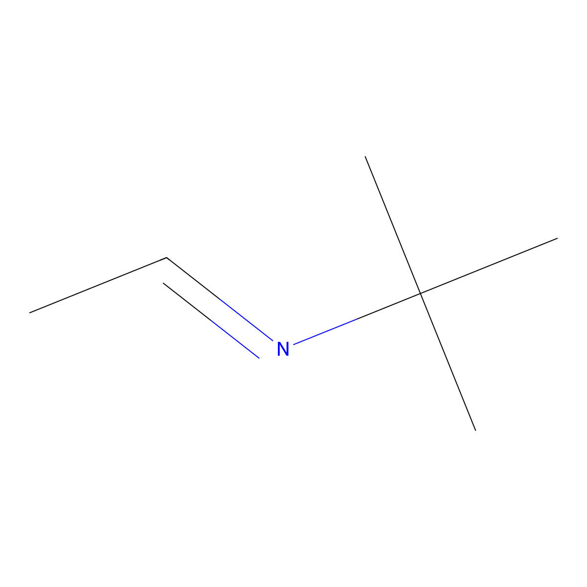 N-Ethylidene-2-methylpropan-2-amine molecular structure, CAS 7020-80-6