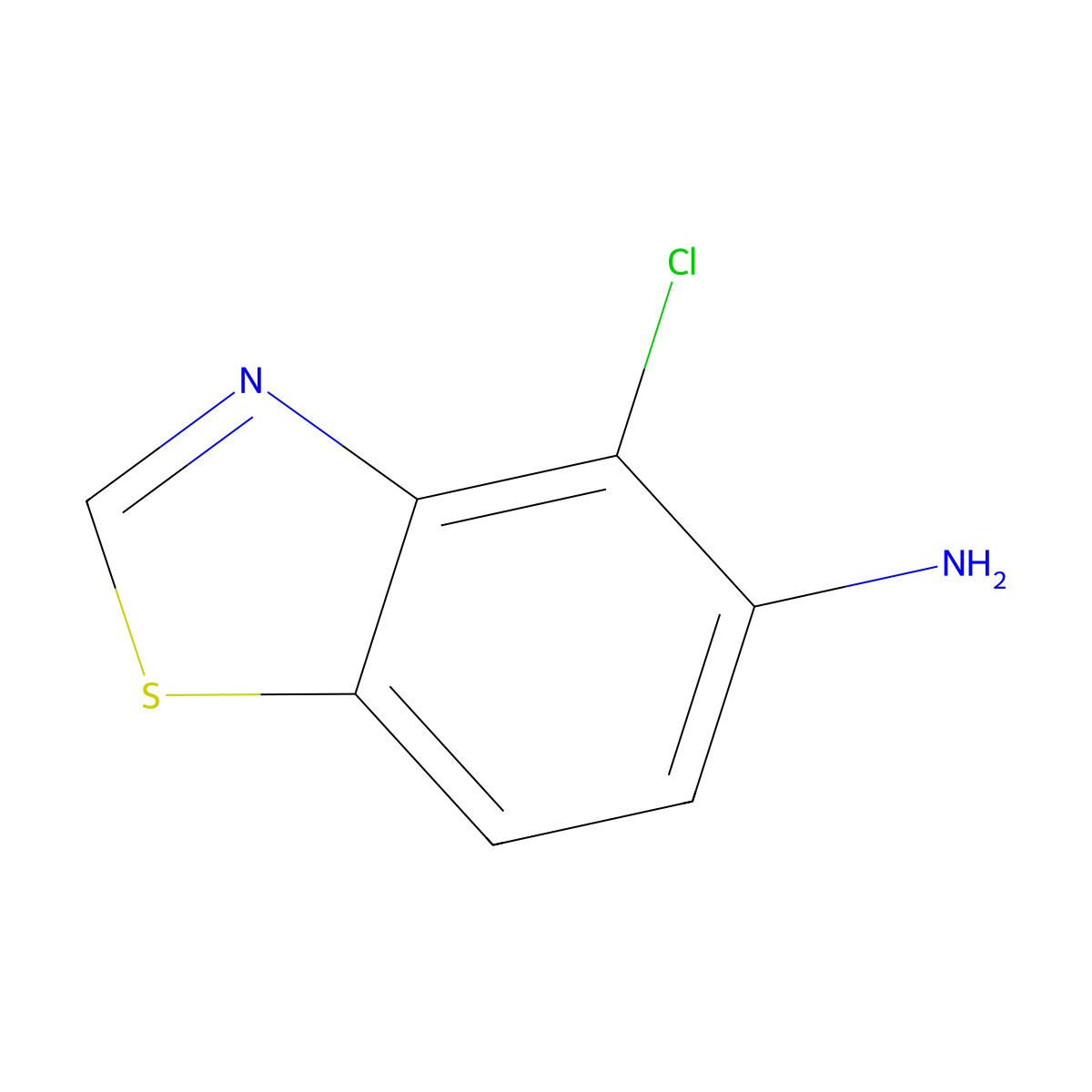 4-Chlorobenzo[d]thiazol-5-amine molecular structure, CAS 70202-01-6