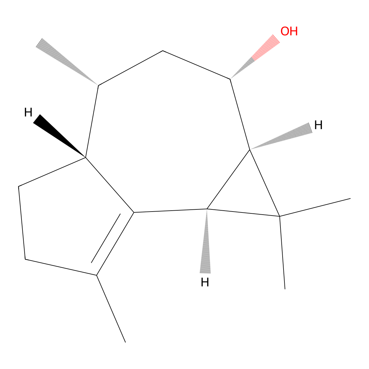 8alpha-Hydroxy-alpha-gurjunene molecular structure, CAS 70206-70-1