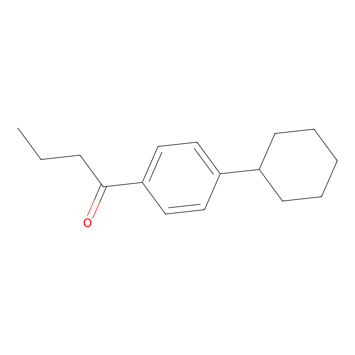 1-(4-Cyclohexylphenyl)butan-1-one molecular structure, CAS 70211-02-8
