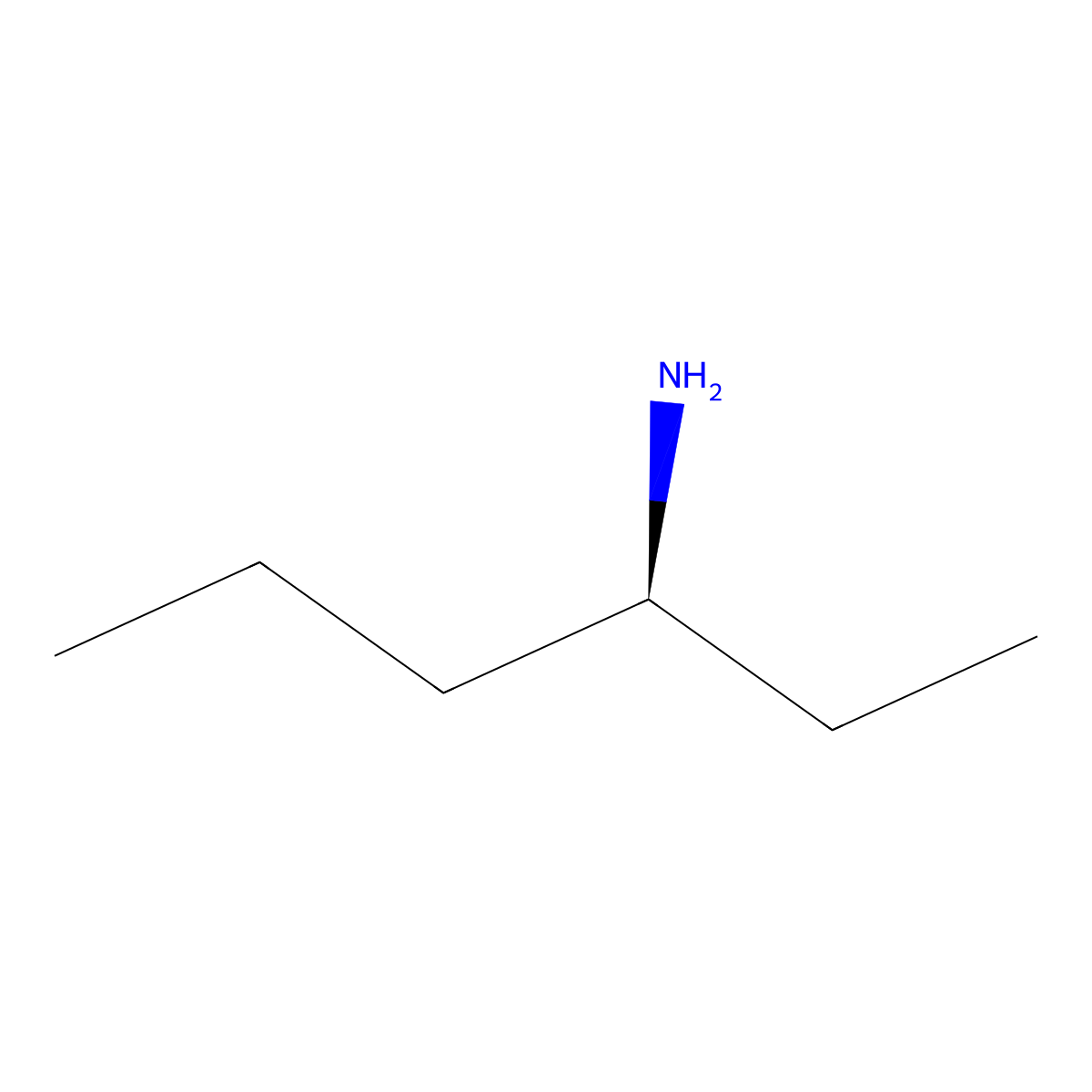 (3S)-hexan-3-amine molecular structure, CAS 70218-55-2