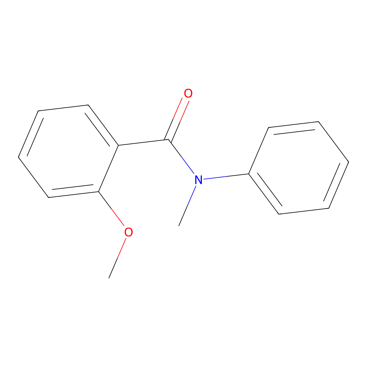 2-methoxy-N-methyl-N-phenylbenzamide molecular structure, CAS 7022-48-2