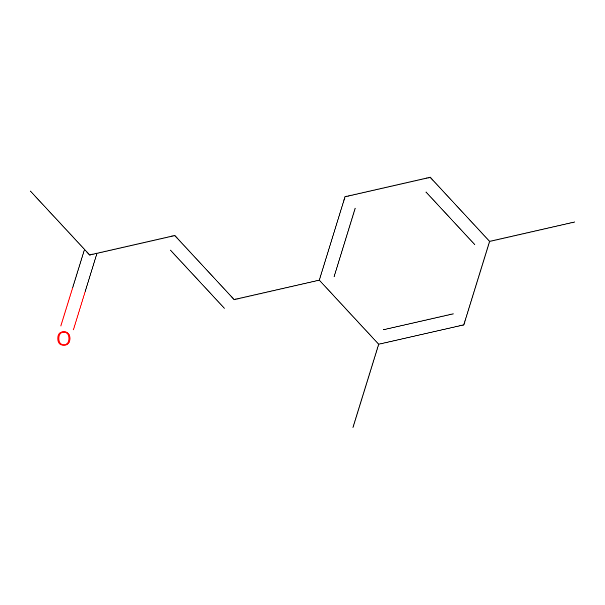 4-(2,4-Dimethylphenyl)but-3-en-2-one molecular structure, CAS 70233-10-2