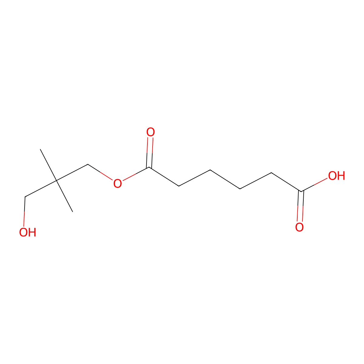 Hexanedioic acid, ester with 2,2-dimethyl-1,3-propanediol molecular structure, CAS 70247-79-9