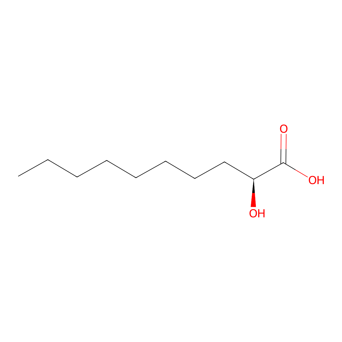 (S)-2-hydroxydecanoic acid molecular structure, CAS 70267-29-7