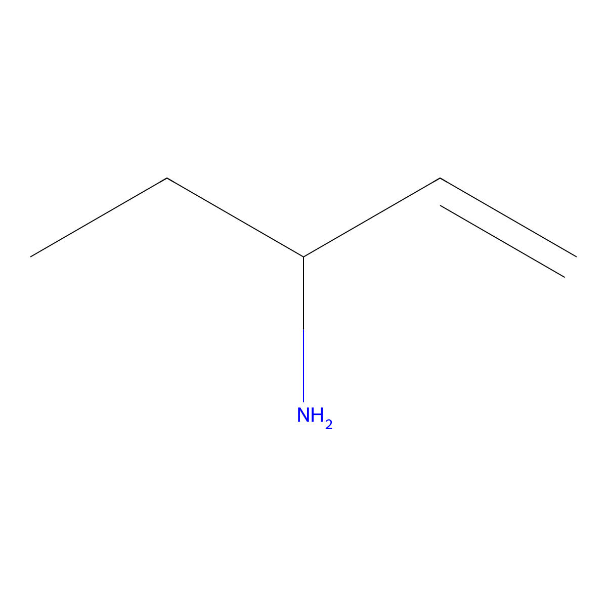Pent-1-en-3-amine molecular structure, CAS 70267-50-4