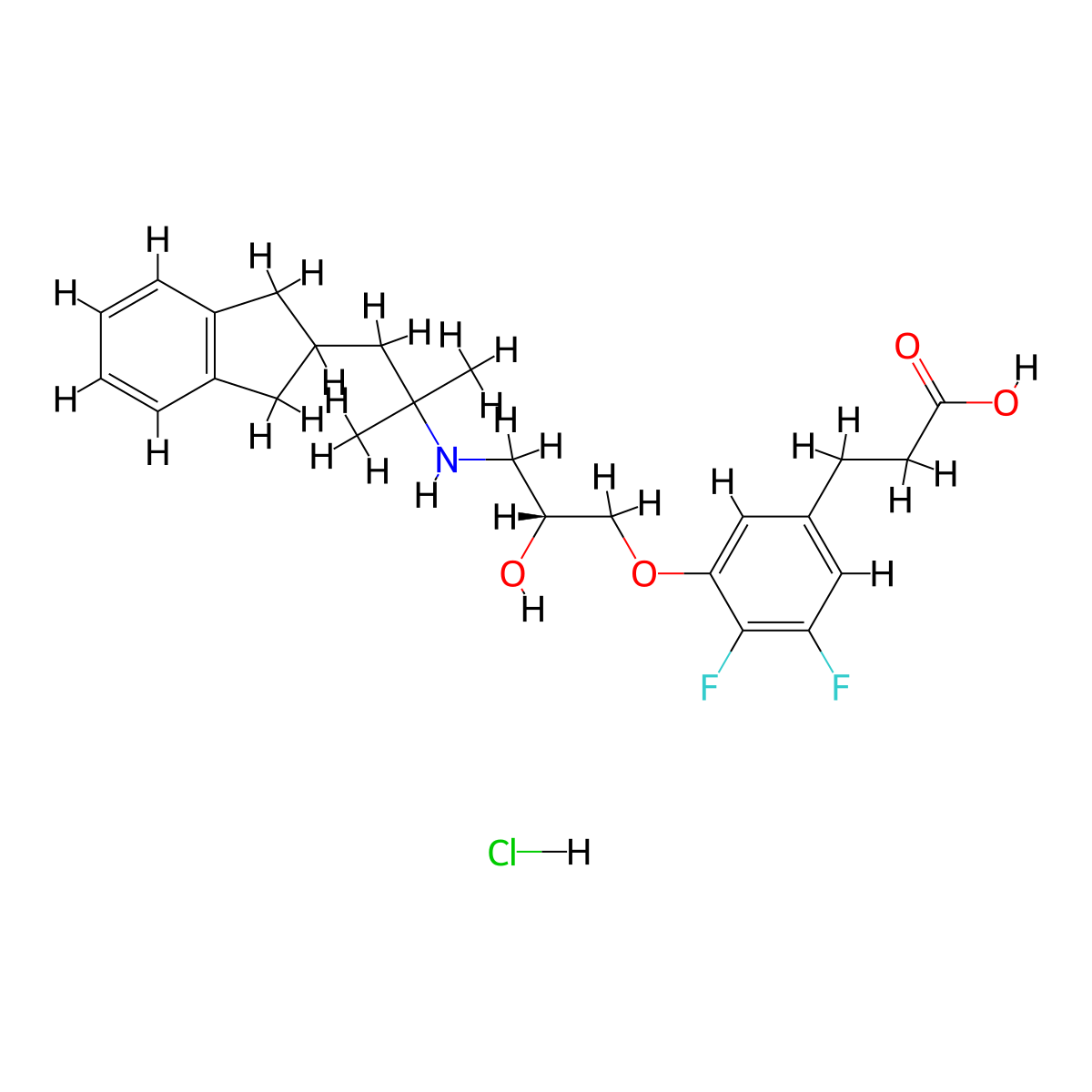 Ronacaleret Hydrochloride molecular structure, CAS 702686-96-2