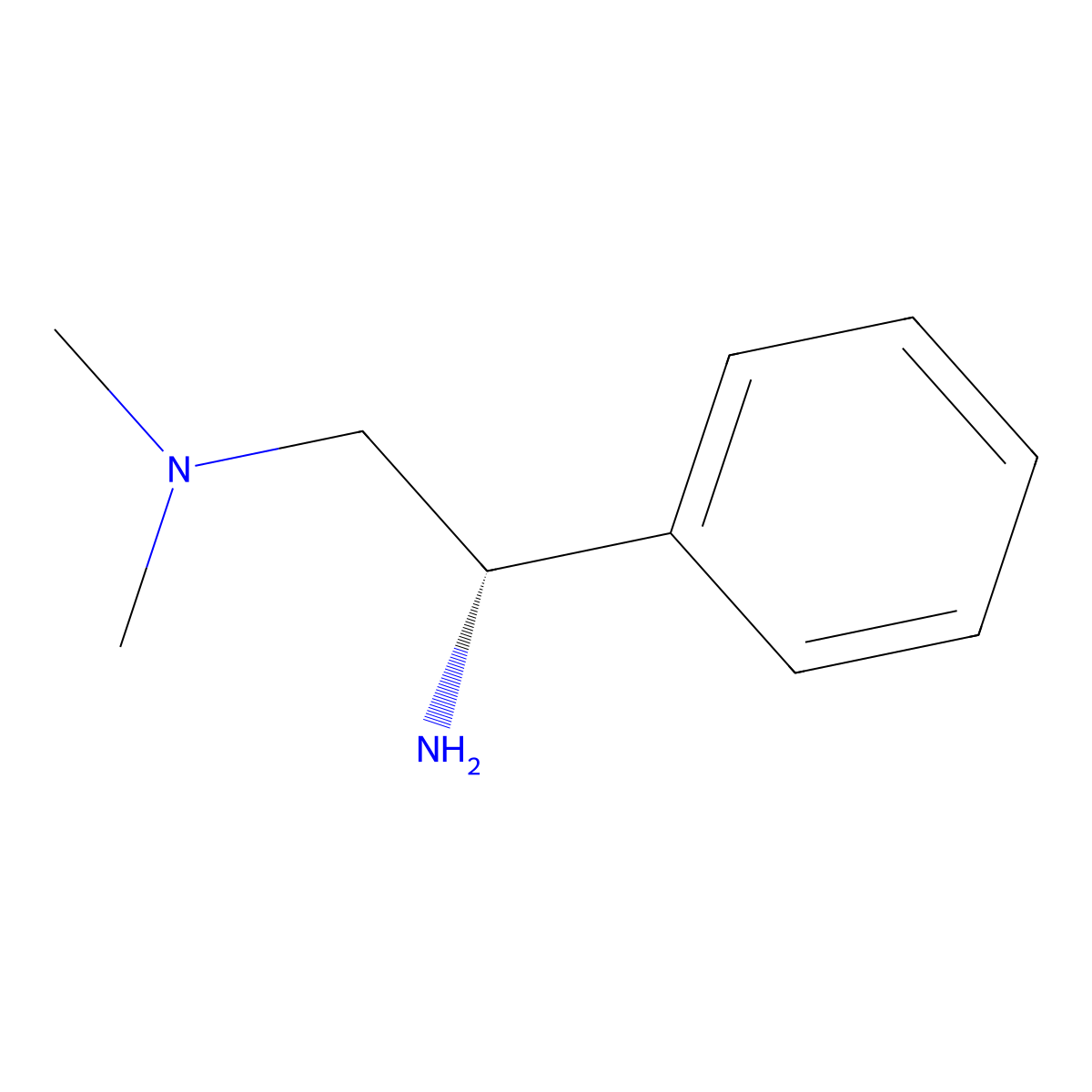 [(2S)-2-amino-2-phenylethyl]dimethylamine molecular structure, CAS 702699-84-1