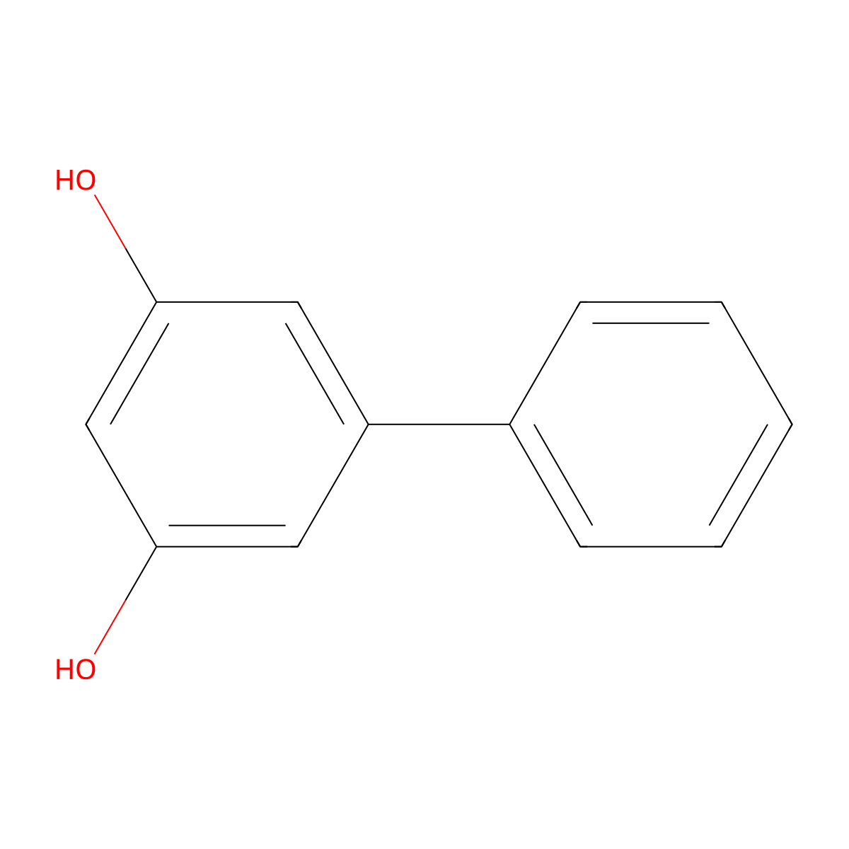 [1,1'-Biphenyl]-3,5-diol molecular structure, CAS 7028-41-3