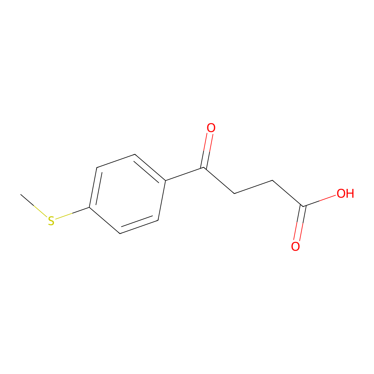3-(4-Methylthiobenzoyl)propionic acid molecular structure, CAS 7028-67-3