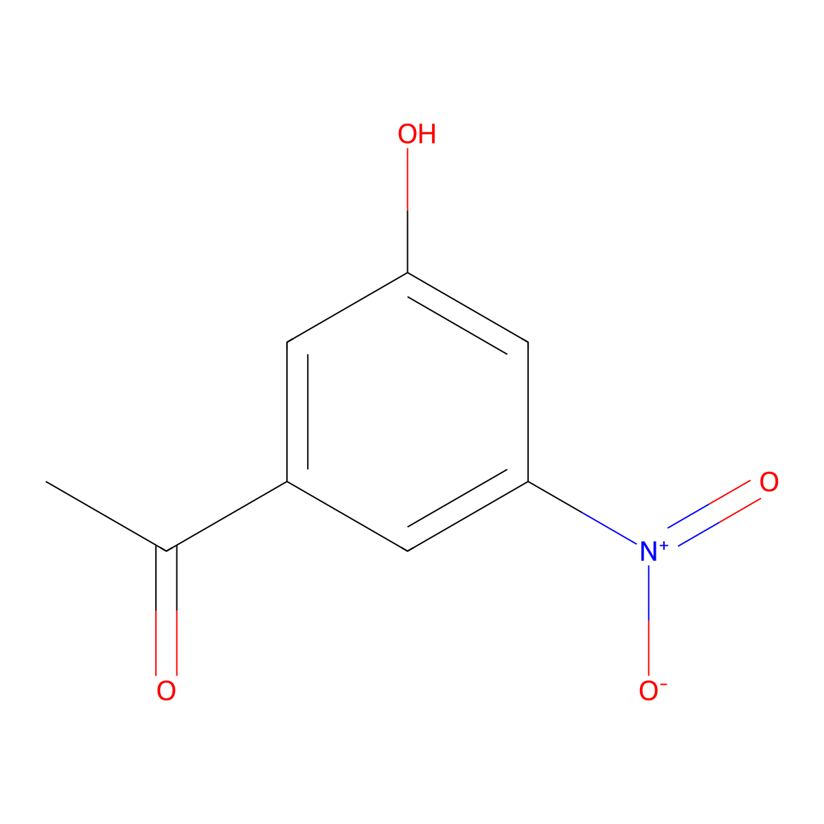 1-(3-Hydroxy-5-nitrophenyl)ethanone molecular structure, CAS 70284-07-0