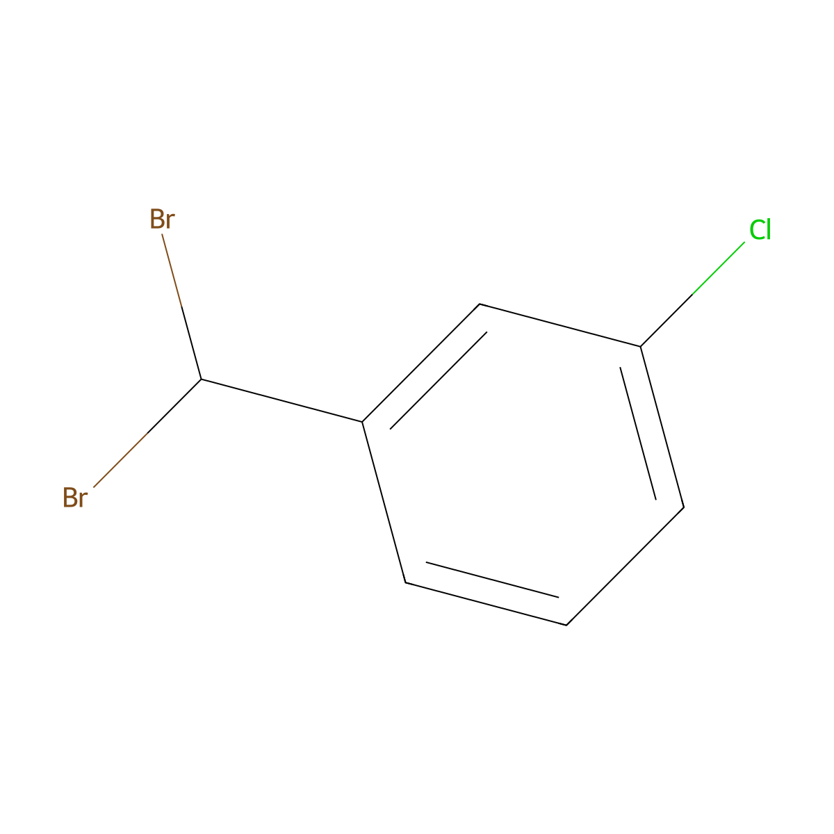 1-Chloro-3-(dibromomethyl)benzene molecular structure, CAS 70288-97-0