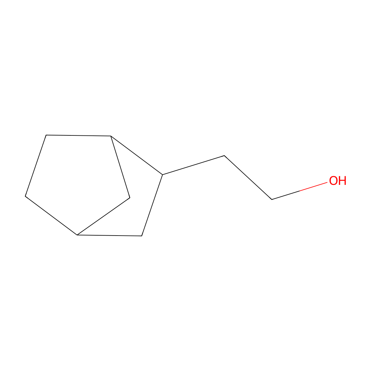2-(Bicyclo(2.2.1)heptan-2-yl)ethan-1-ol molecular structure, CAS 70289-06-4