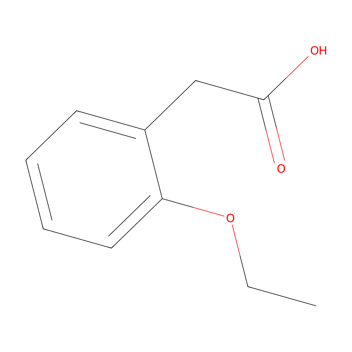 2-Ethoxyphenylacetic Acid molecular structure, CAS 70289-12-2