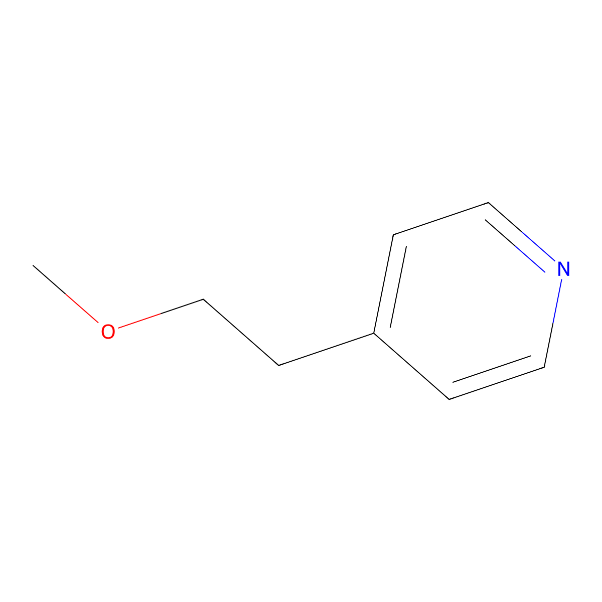 4-(2-Methoxyethyl)pyridine molecular structure, CAS 70289-28-0