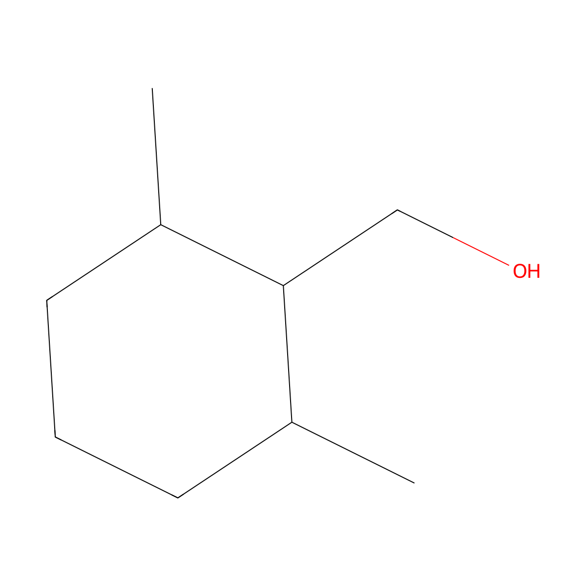 2,6-Dimethyl-cyclohexanemethanol molecular structure, CAS 70289-32-6