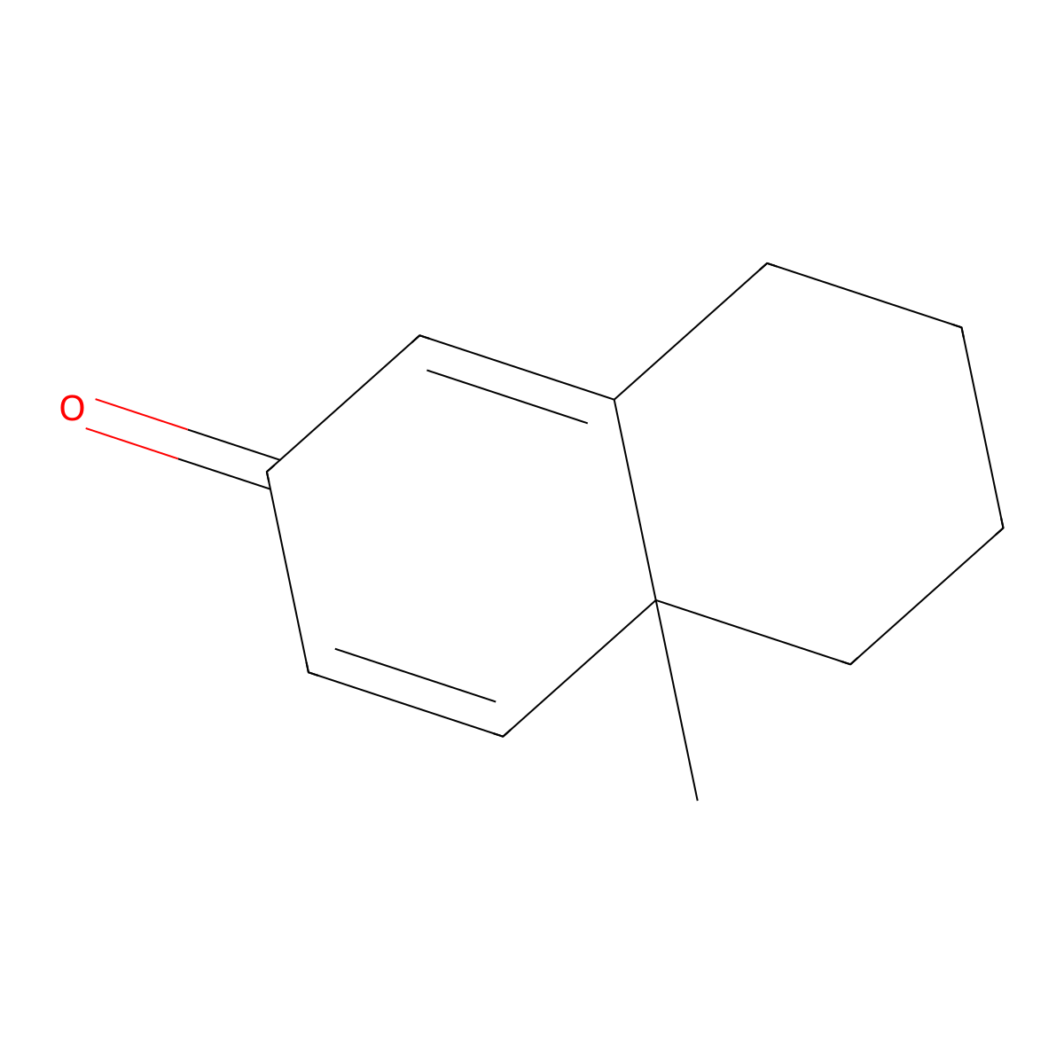 4a-Methyl-5,6,7,8-tetrahydronaphthalen-2(4aH)-one molecular structure, CAS 703-02-6