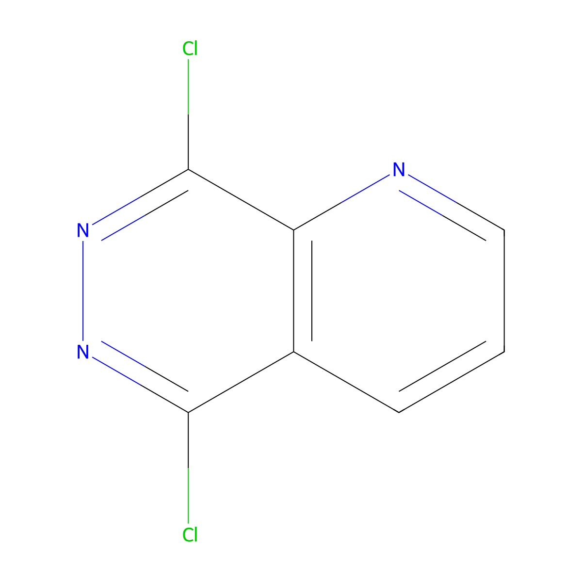 5,8-Dichloropyrido[2,3-d]pyridazine molecular structure, CAS 703-33-3