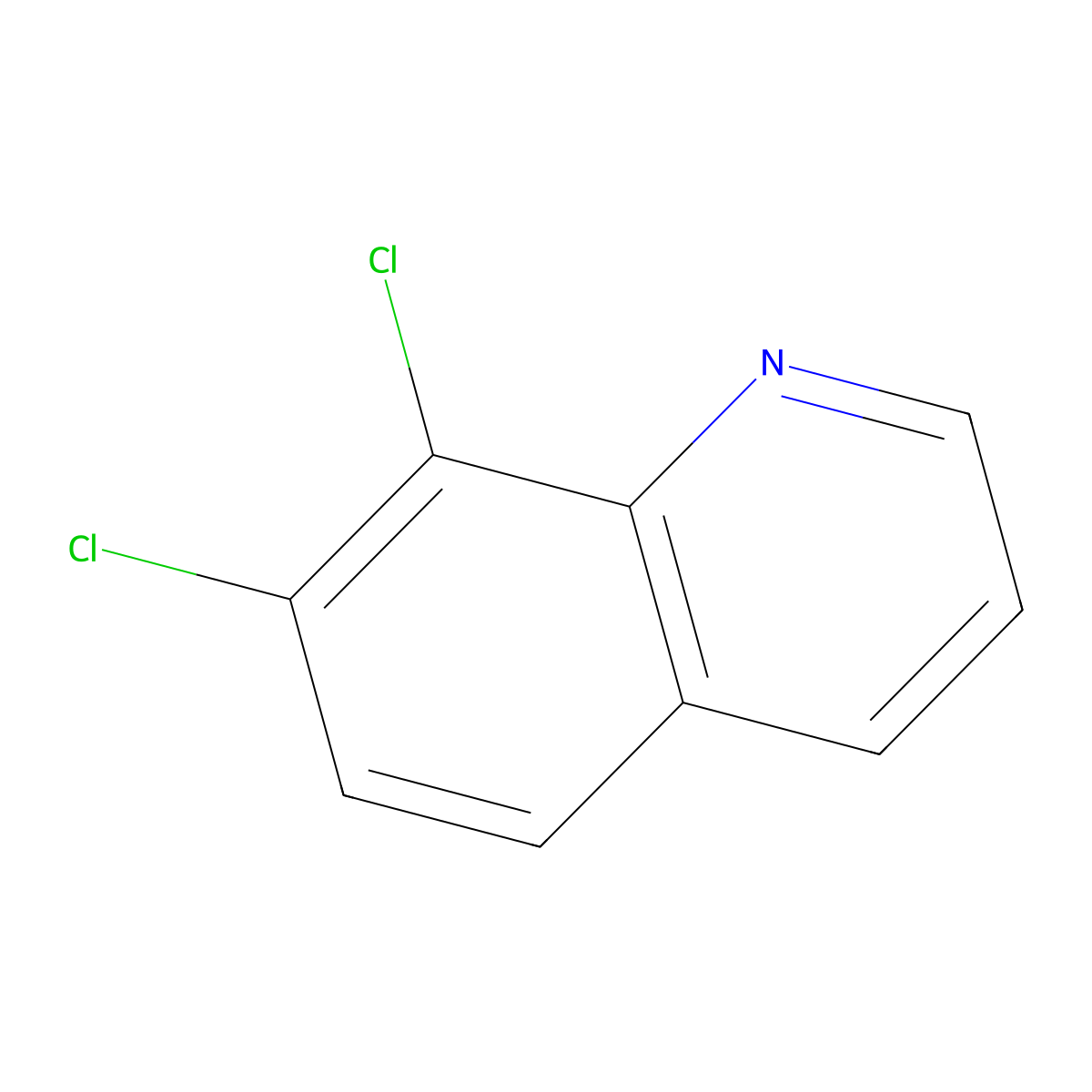 7,8-Dichloroquinoline molecular structure, CAS 703-49-1