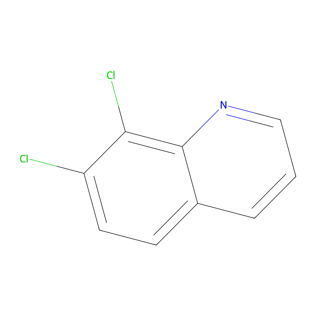 7,8-Dichloroquinoline molecular structure, CAS 703-49-1