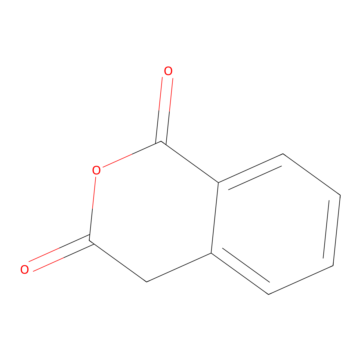 Homophthalic anhydride molecular structure, CAS 703-59-3