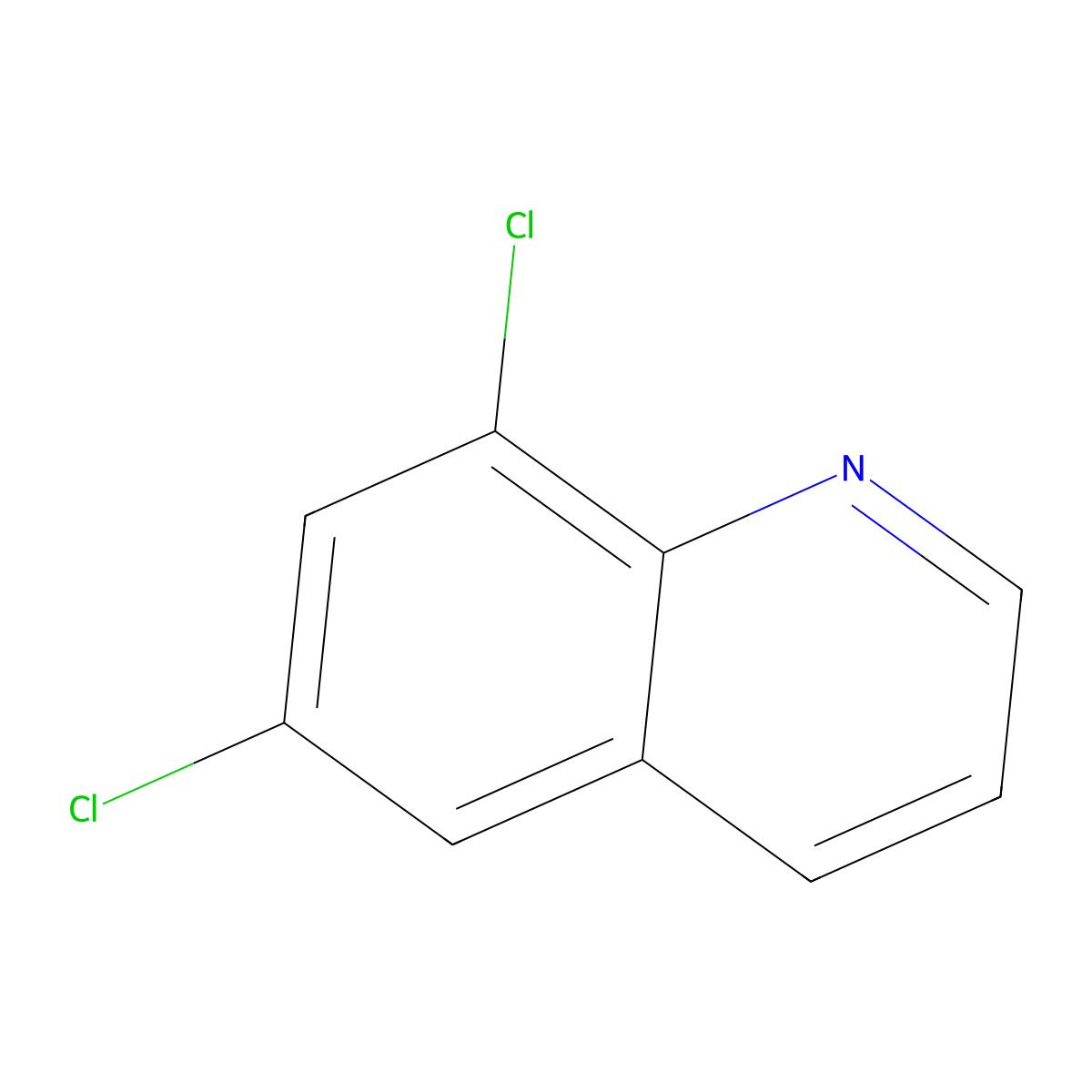 6,8-Dichloroquinoline molecular structure, CAS 703-66-2