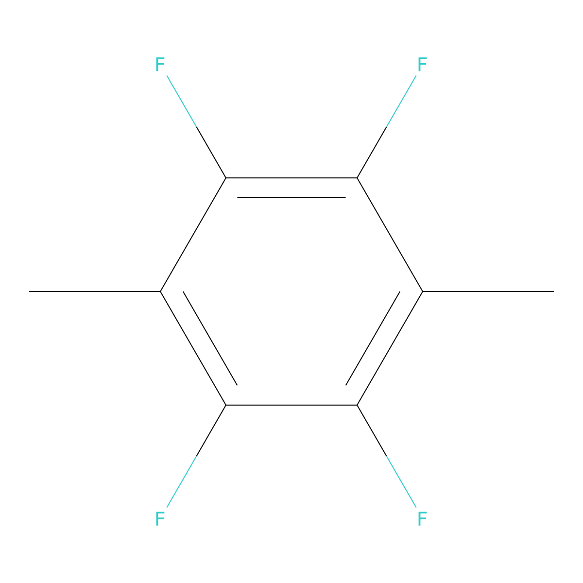 2,3,5,6-Tetrafluoro-p-xylene molecular structure, CAS 703-87-7