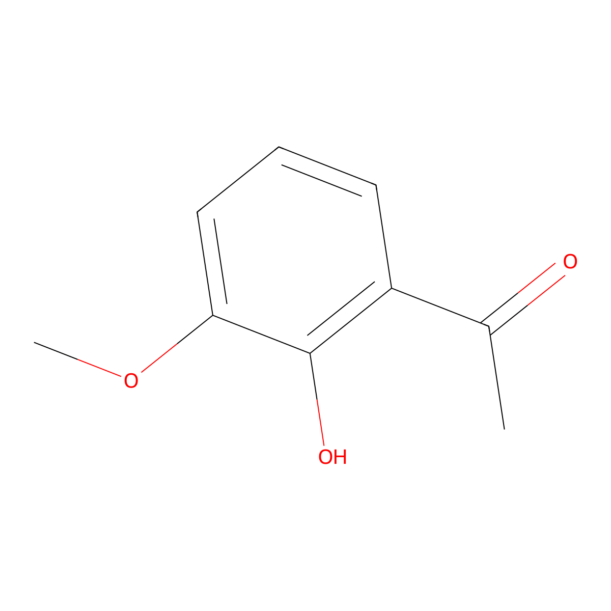 2'-Hydroxy-3'-methoxyacetophenone molecular structure, CAS 703-98-0