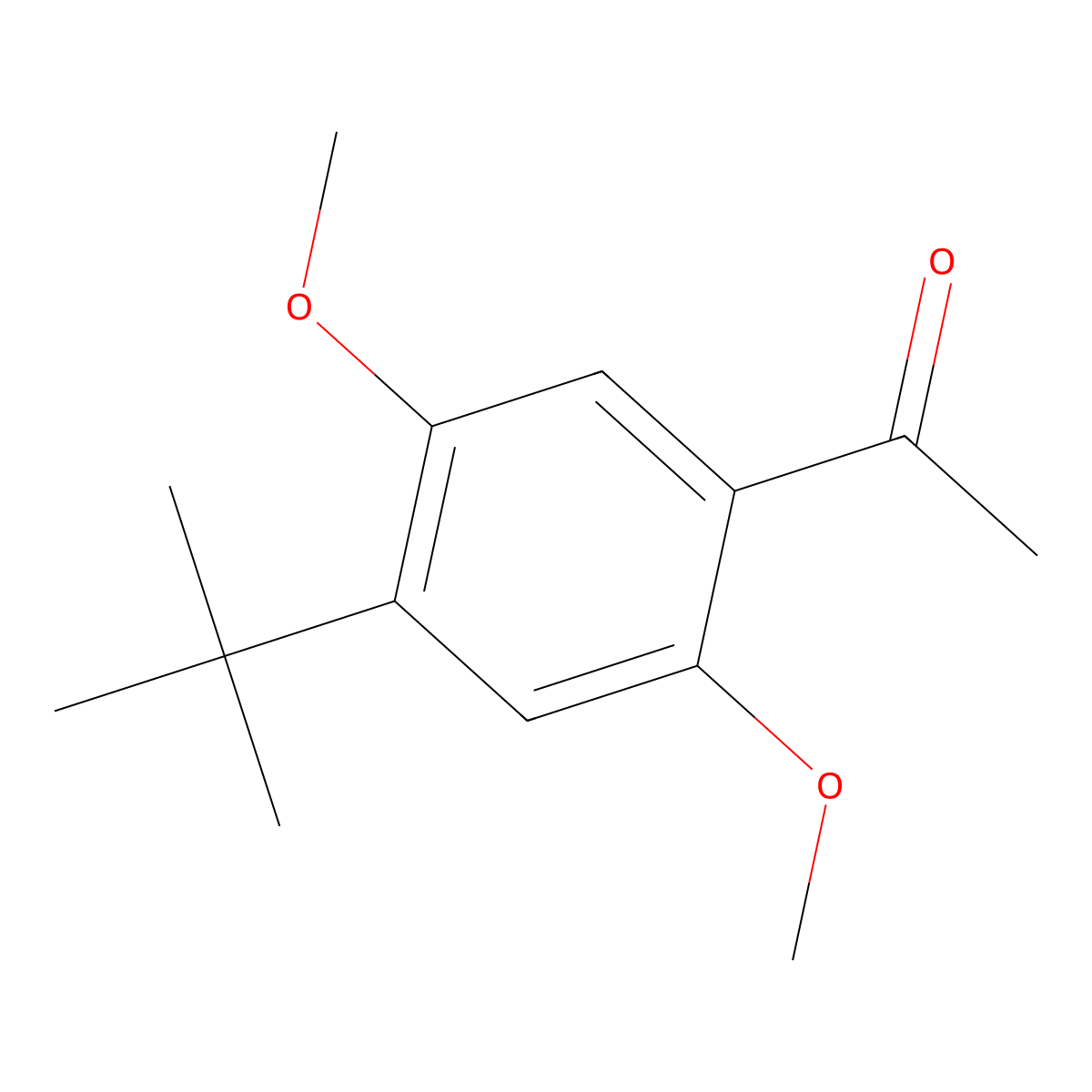 1-(4-tert-Butyl-2,5-dimethoxyphenyl)ethan-1-one molecular structure, CAS 70313-07-4