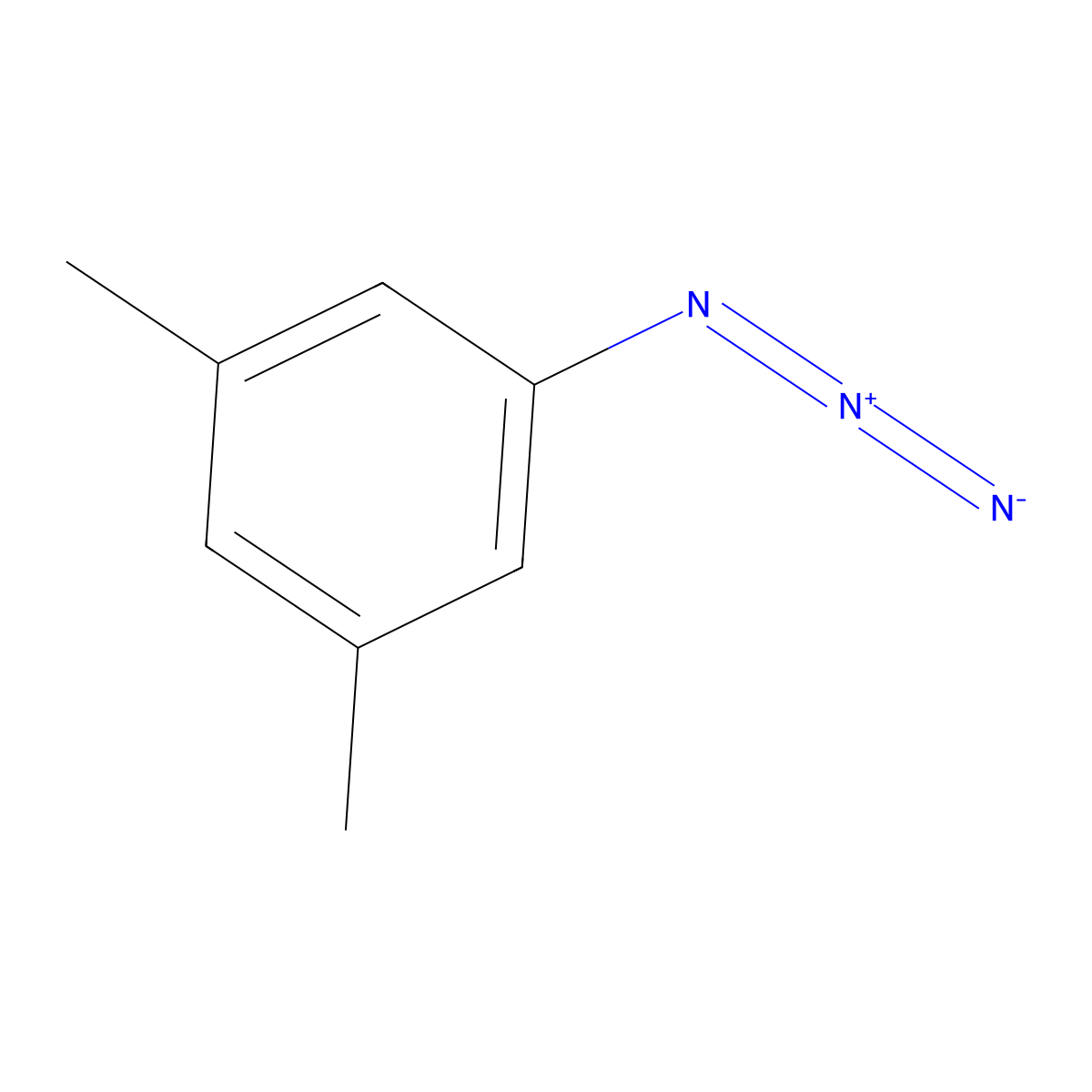 1-Azido-3,5-dimethylbenzene molecular structure, CAS 70334-59-7