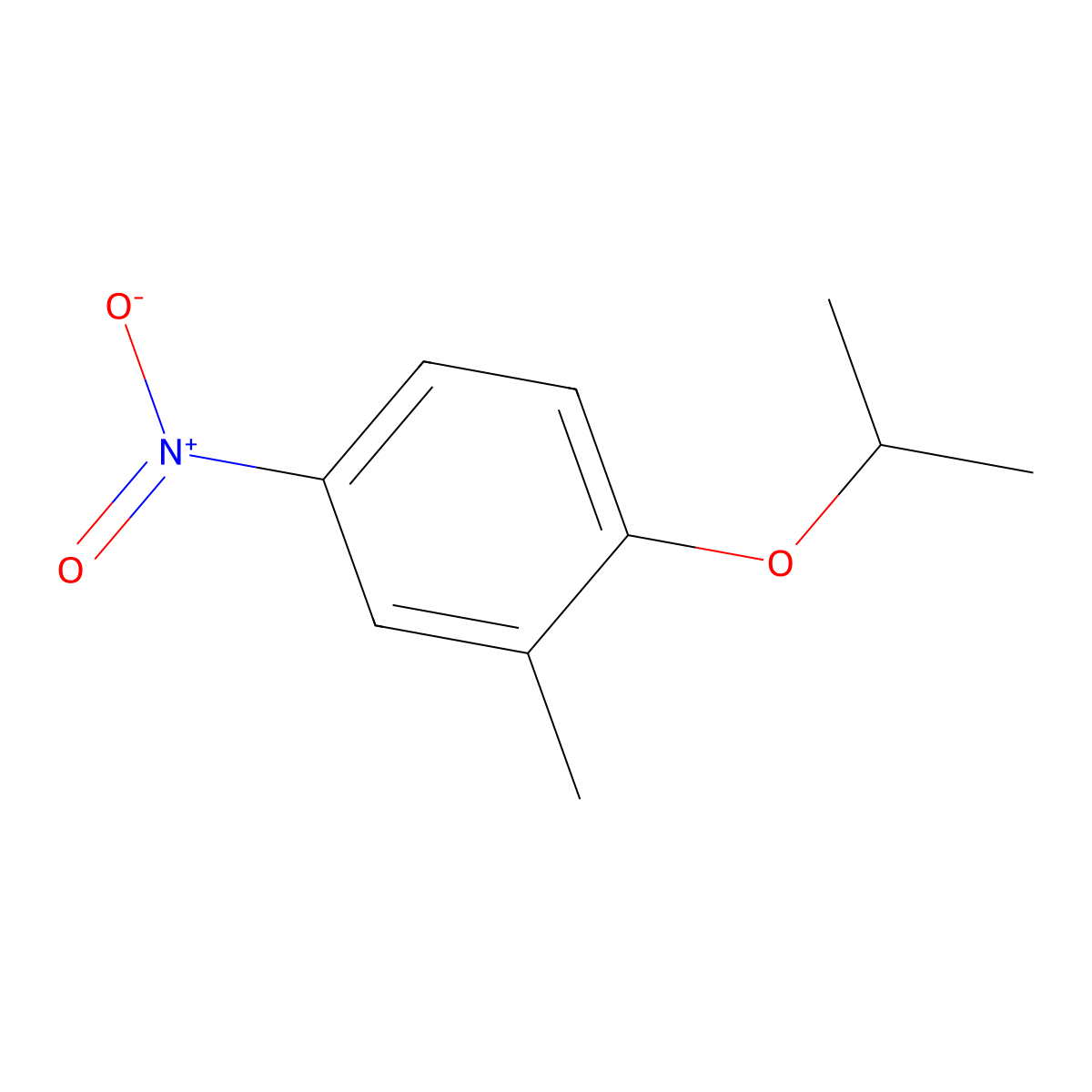 2-Isopropoxy-5-nitrotoluene molecular structure, CAS 70339-26-3