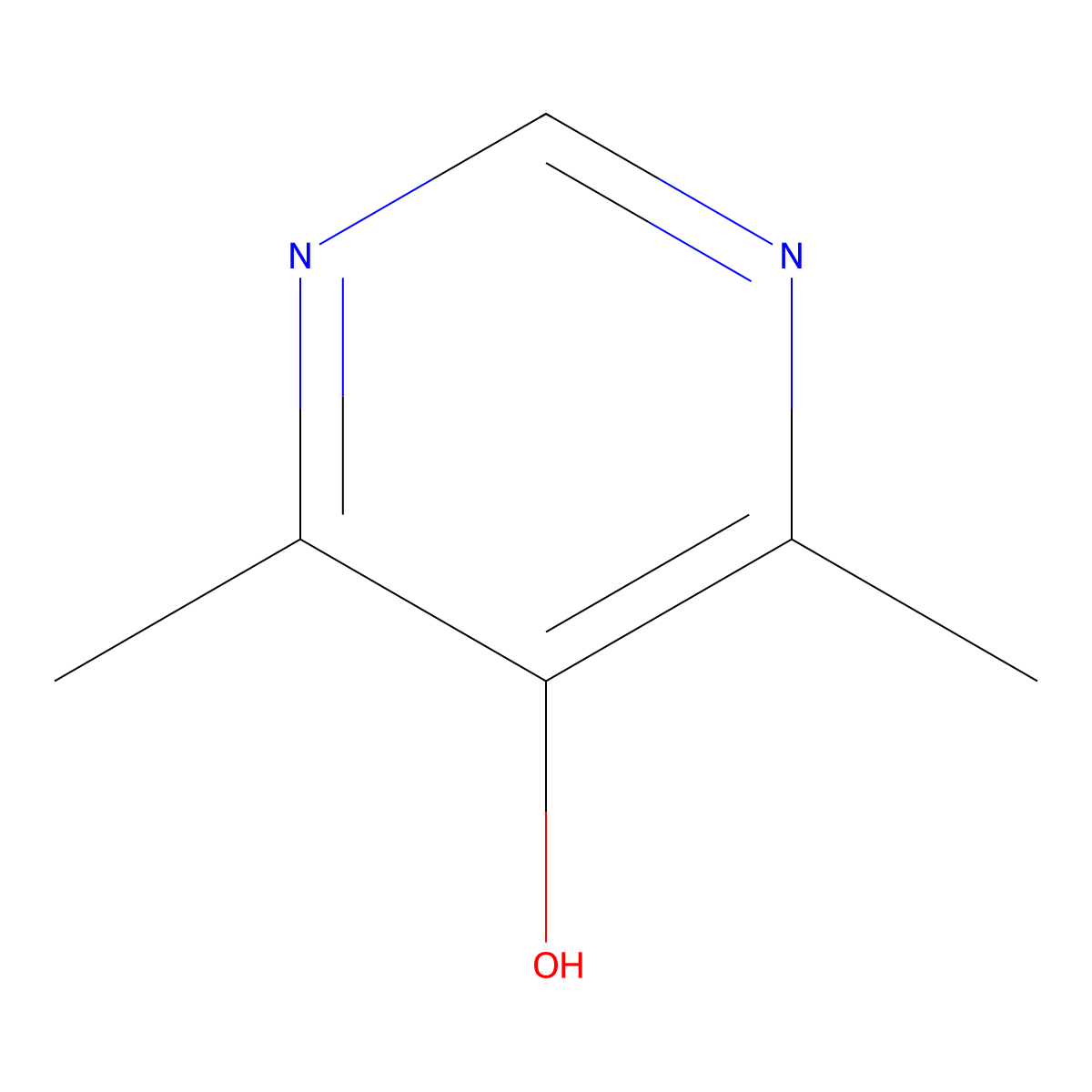 4,6-Dimethylpyrimidin-5-ol molecular structure, CAS 70345-38-9