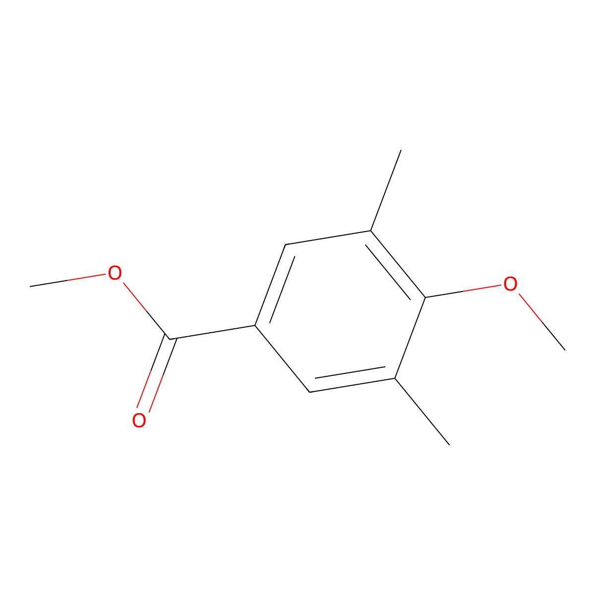 Methyl 4-methoxy-3,5-dimethylbenzoate molecular structure, CAS 70347-05-6