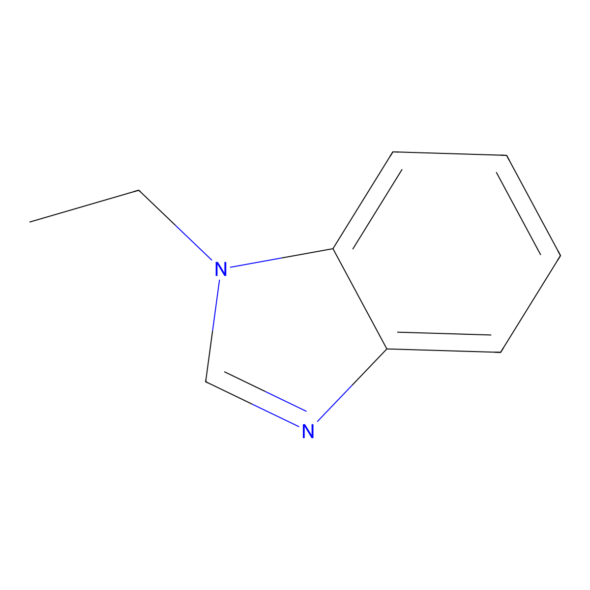 1-ethyl-1H-1,3-benzodiazole molecular structure, CAS 7035-68-9