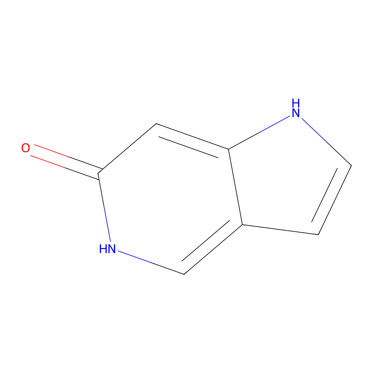 6-Hydroxy-5-azaindole molecular structure, CAS 70357-66-3