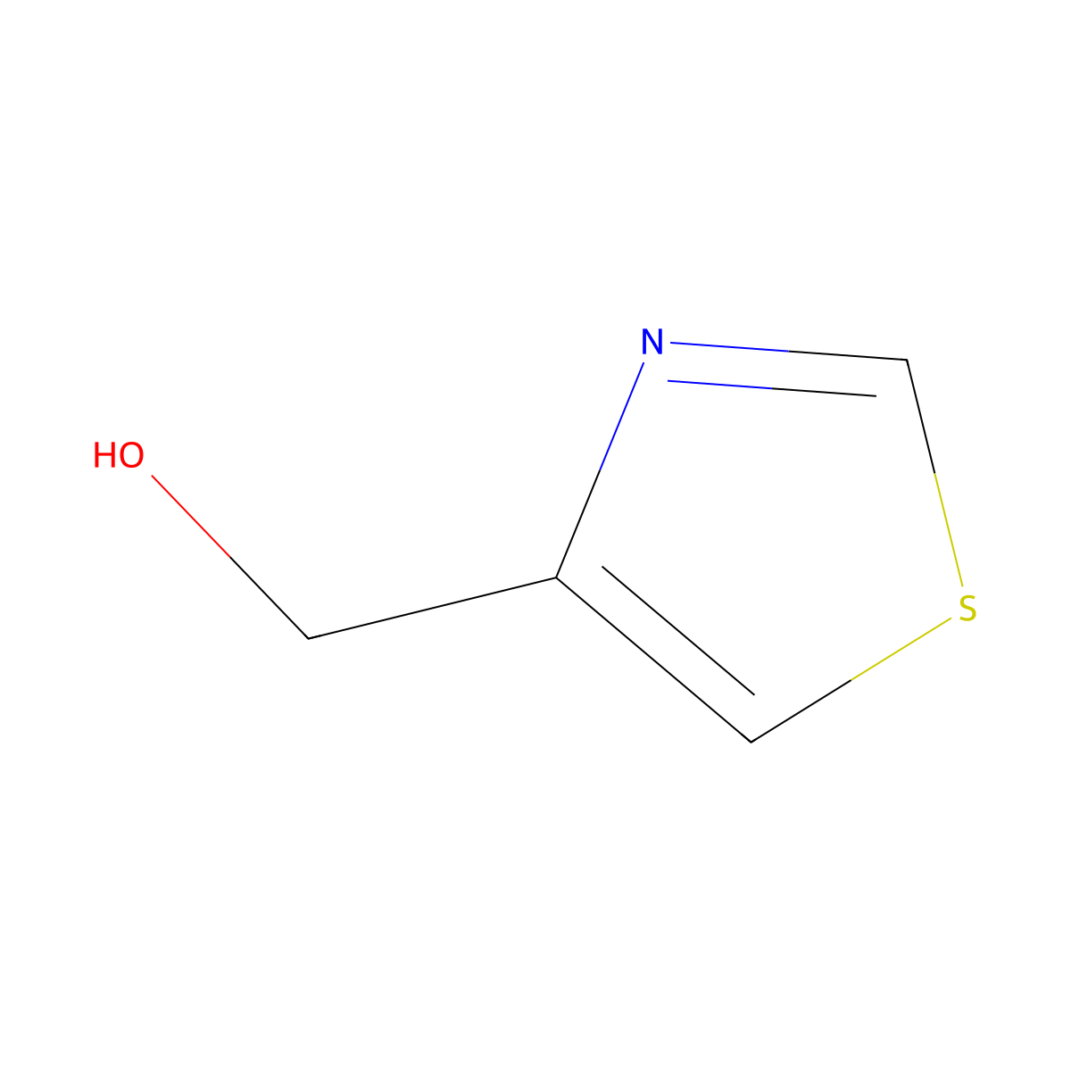 (1,3-Thiazol-4-yl)methanol molecular structure, CAS 7036-04-6