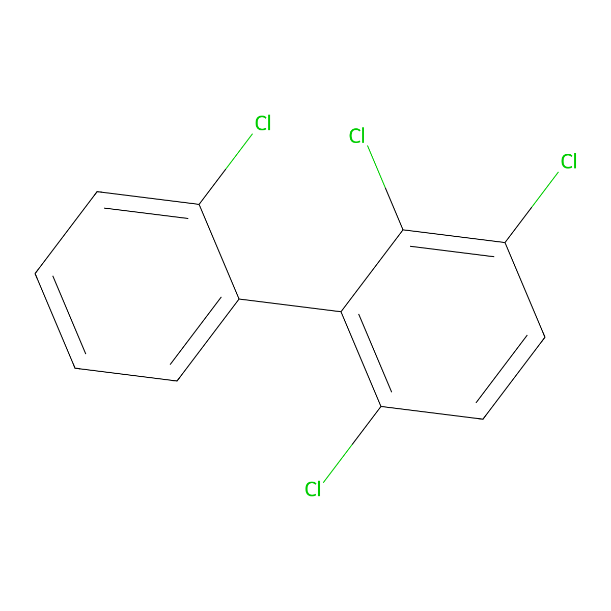 2,2',3,6-Tetrachlorobiphenyl molecular structure, CAS 70362-45-7