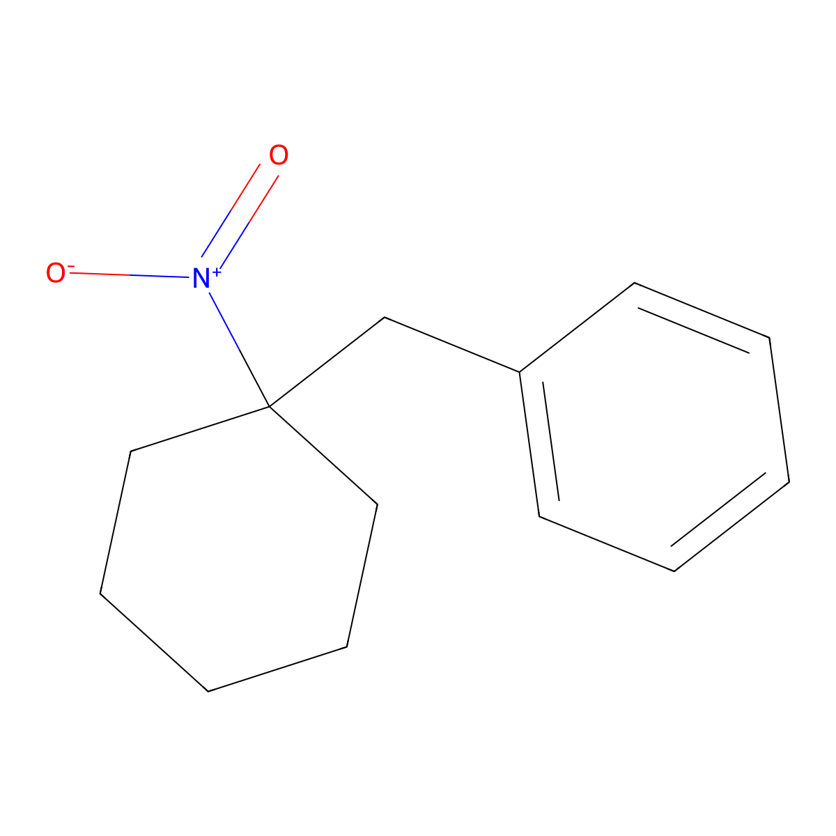 [(1-Nitrocyclohexyl)methyl]benzene molecular structure, CAS 70367-75-8