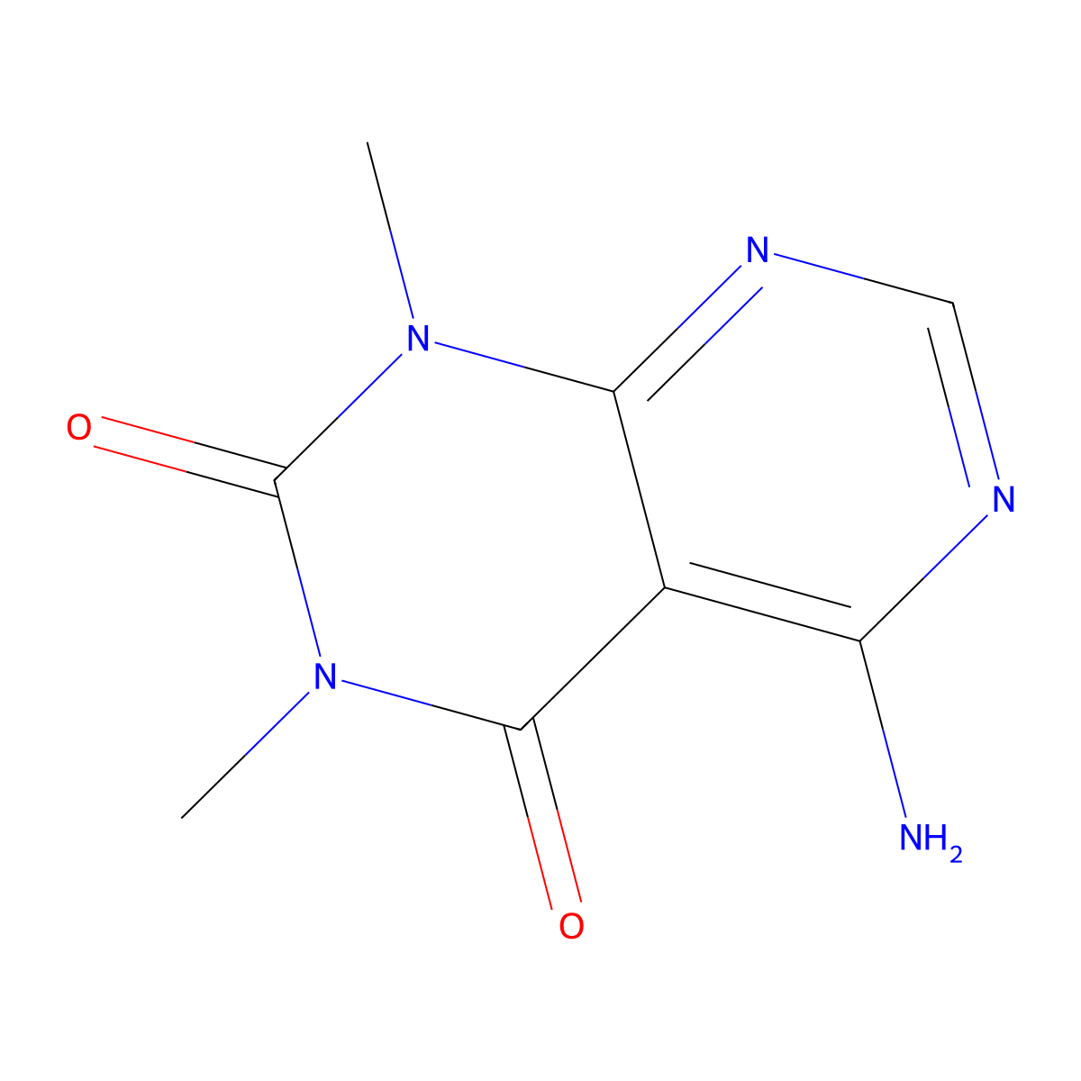 5-amino-1,3-dimethyl-1H,2H,3H,4H-[1,3]diazino[4,5-d]pyrimidine-2,4-dione molecular structure, CAS 70371-55-0