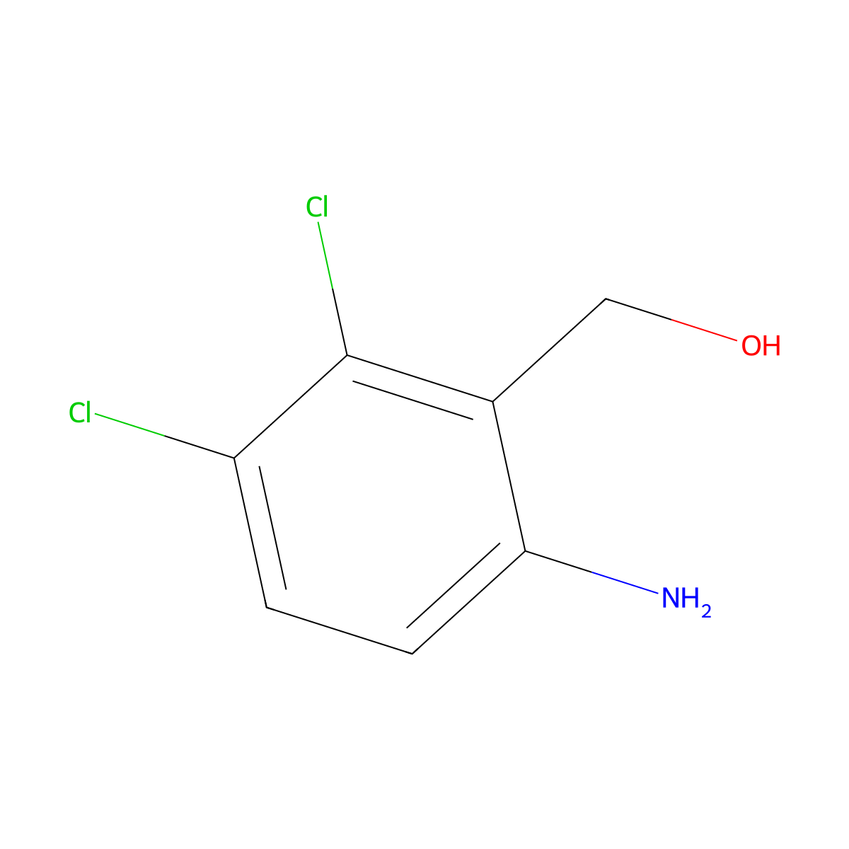 (6-Amino-2,3-dichlorophenyl)methanol molecular structure, CAS 70380-51-7
