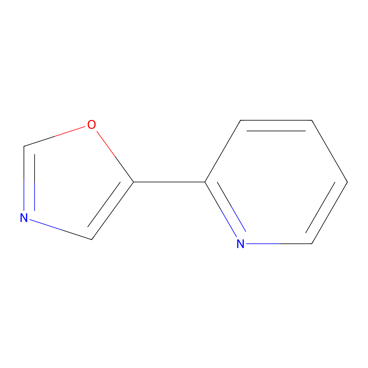 5-(Pyridin-2-yl)oxazole molecular structure, CAS 70380-73-3