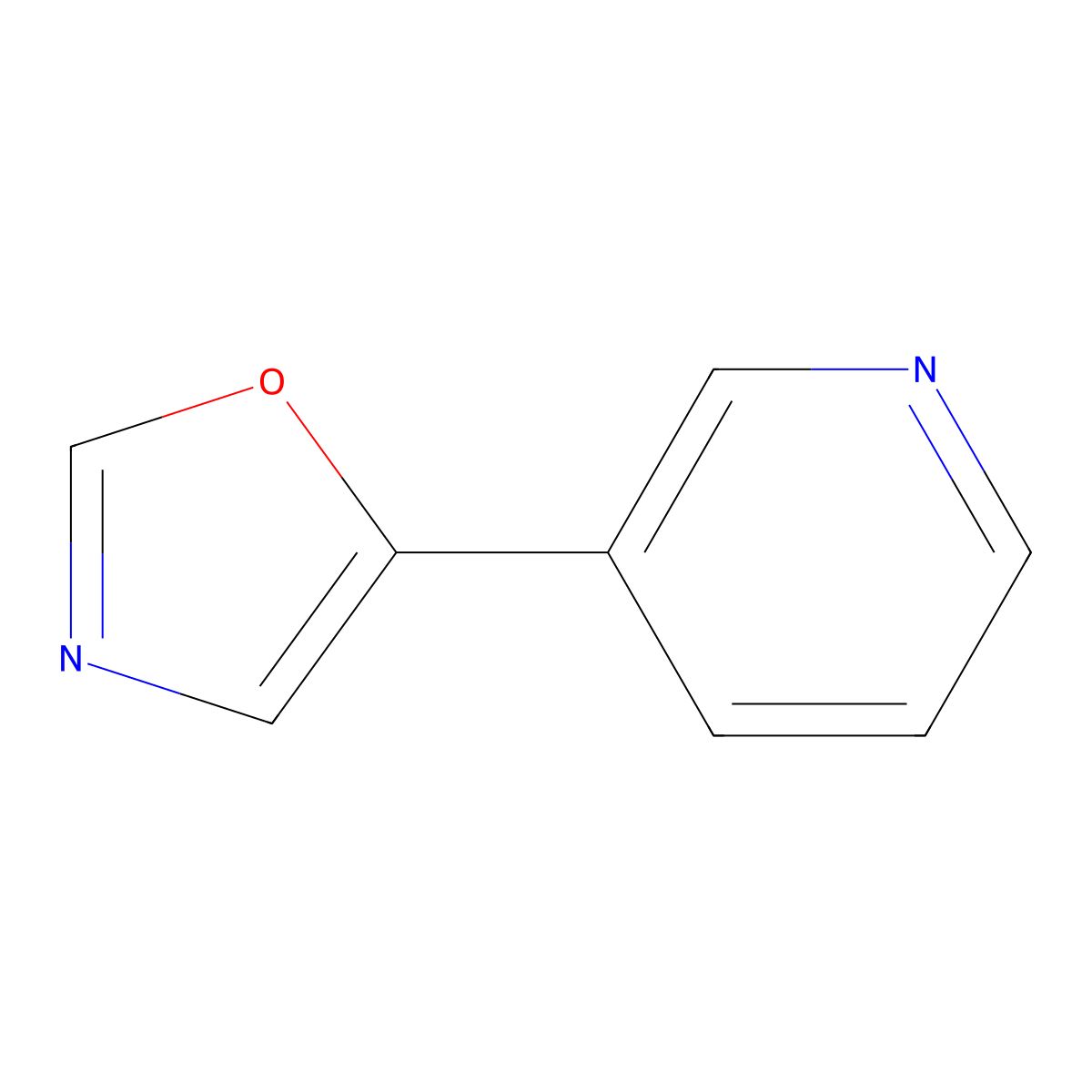 3-Oxazol-5-yl-pyridine molecular structure, CAS 70380-74-4