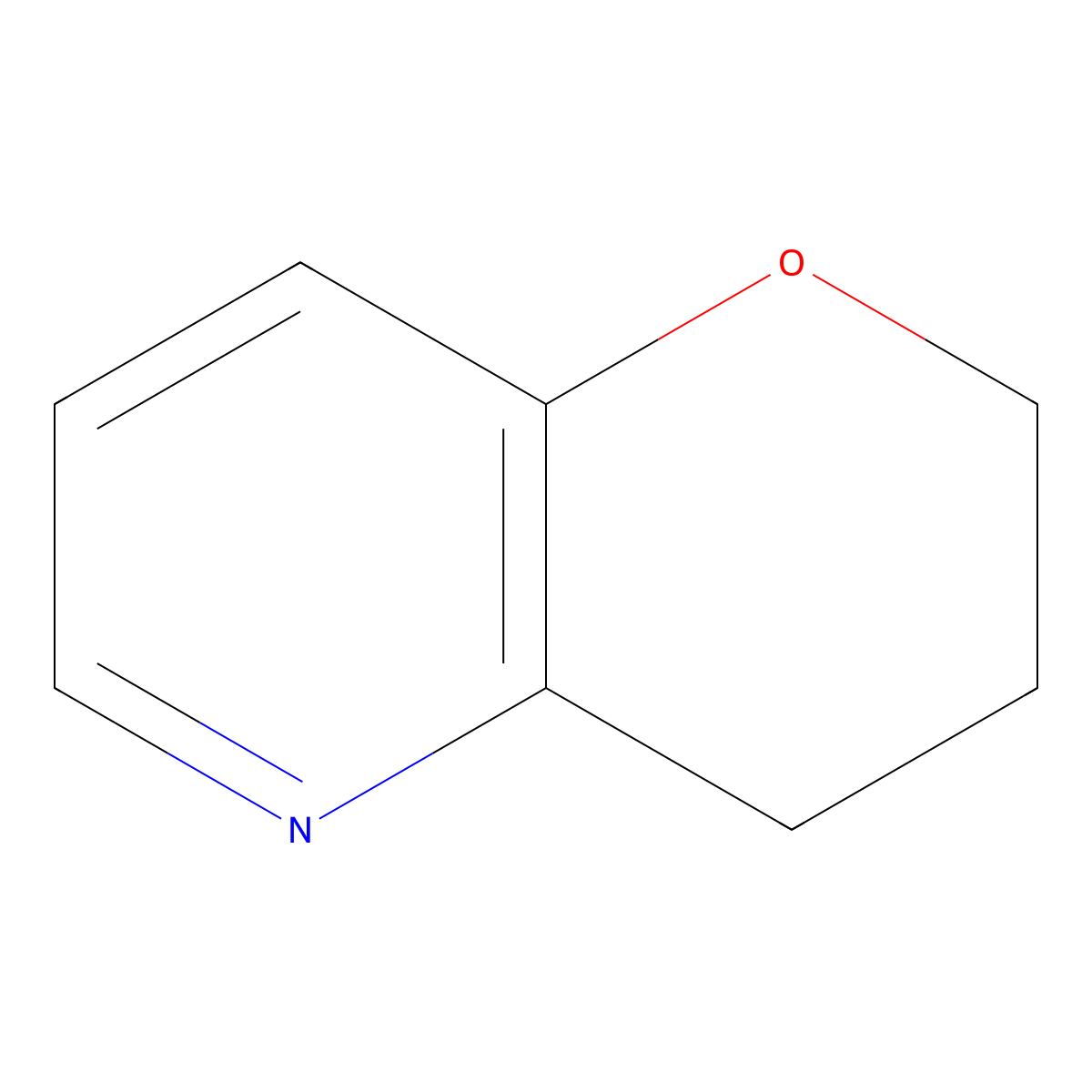 3,4-Dihydro-2H-pyrano[3,2-b]pyridine molecular structure, CAS 70381-92-9