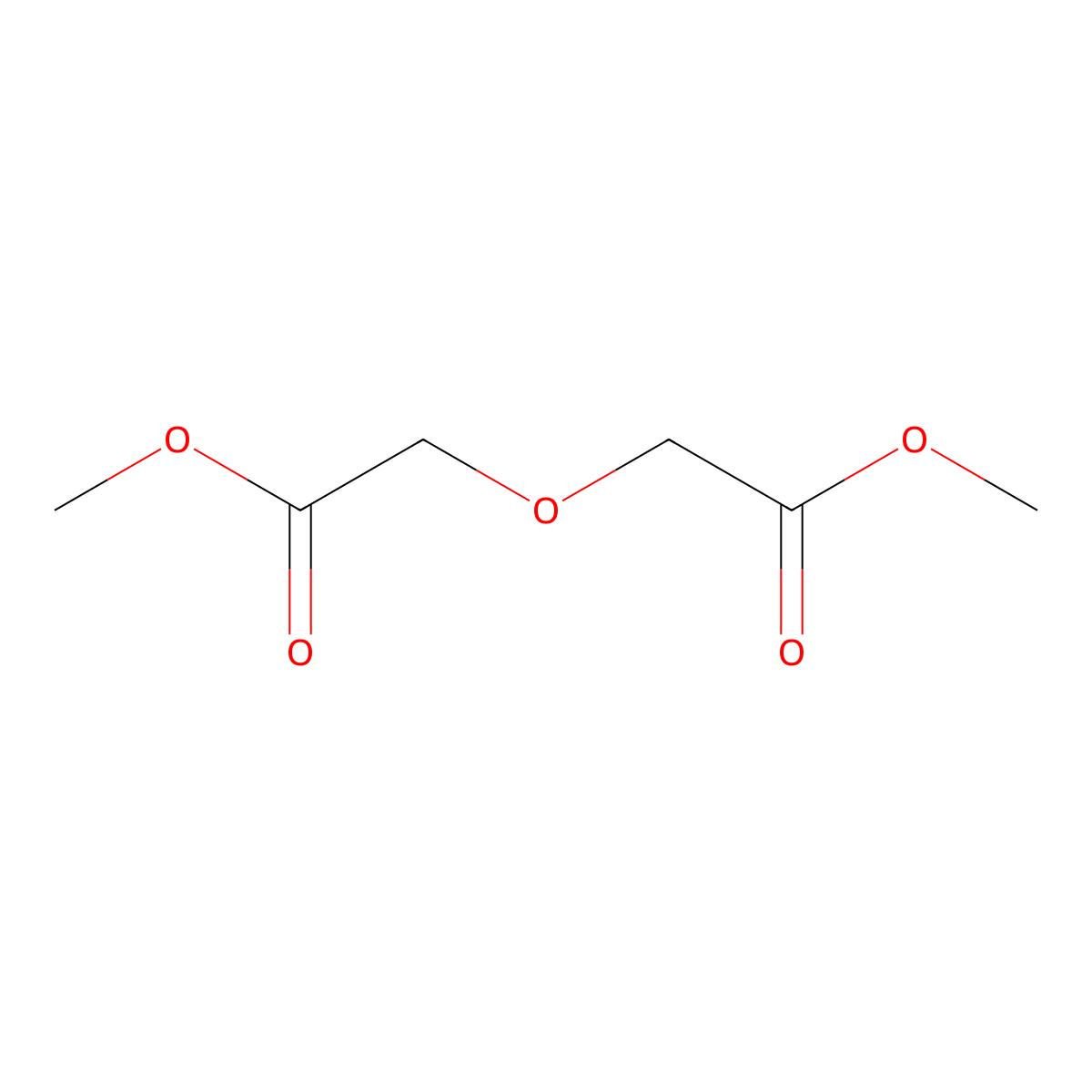1,1'-Dimethyl 2,2'-oxybis(acetate) molecular structure, CAS 7040-23-5