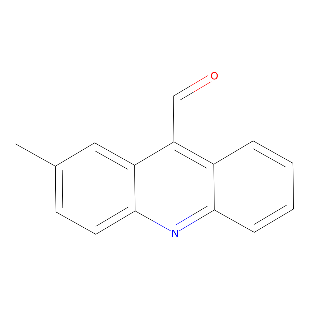2-Methylacridine-9-carbaldehyde molecular structure, CAS 70401-29-5