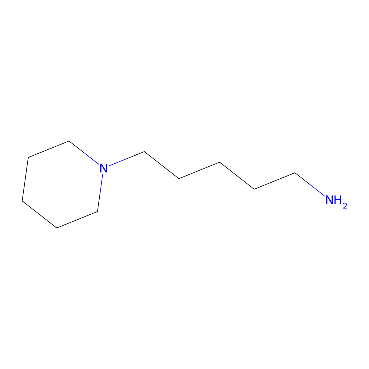 5-(Piperidin-1-yl)pentan-1-amine molecular structure, CAS 70403-69-9