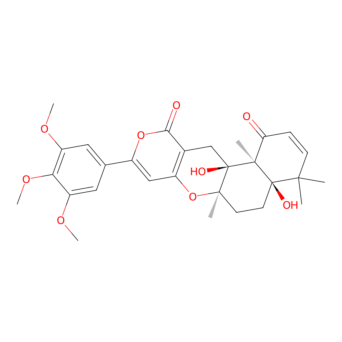 Territrem B molecular structure, CAS 70407-20-4
