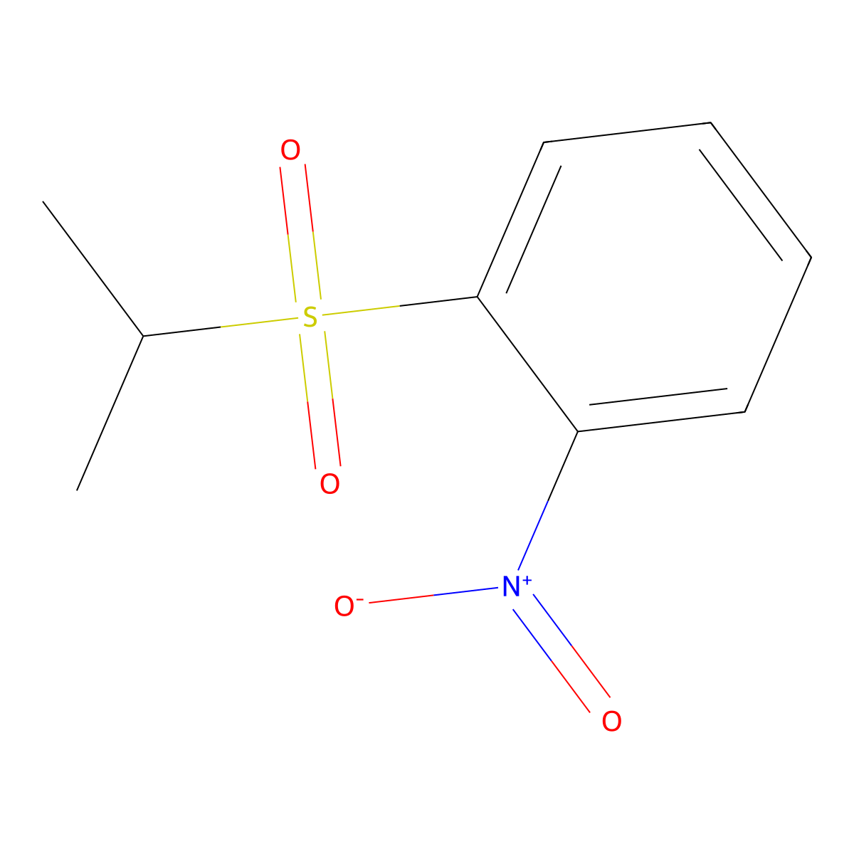 1-(Isopropylsulfonyl)-2-nitrobenzene molecular structure, CAS 70415-86-0